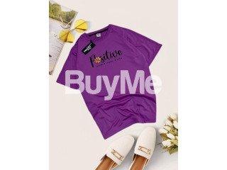 LADIES BAGGY TSHIRTS - PURPLE