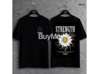 BLACK COLOUR T - SHIRT MF BRAND