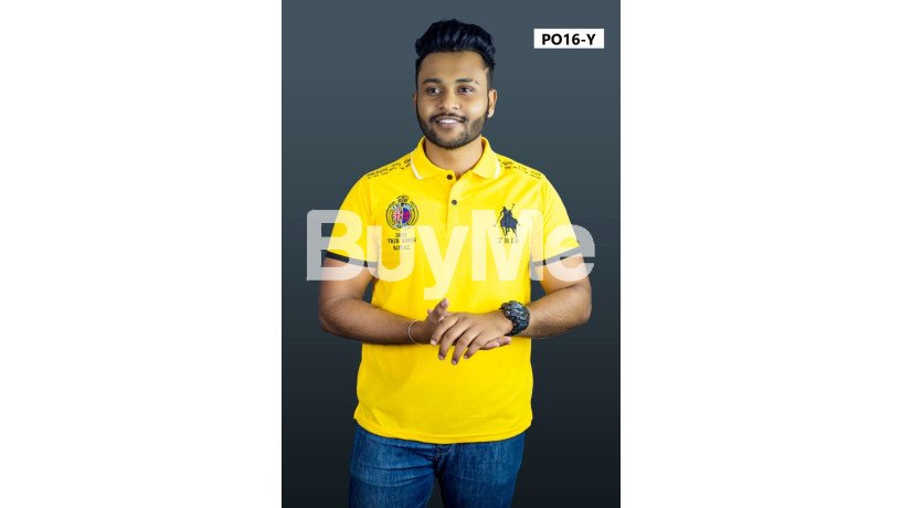 polo-brand-t-shirt-short-sleeved-yellow-big-0