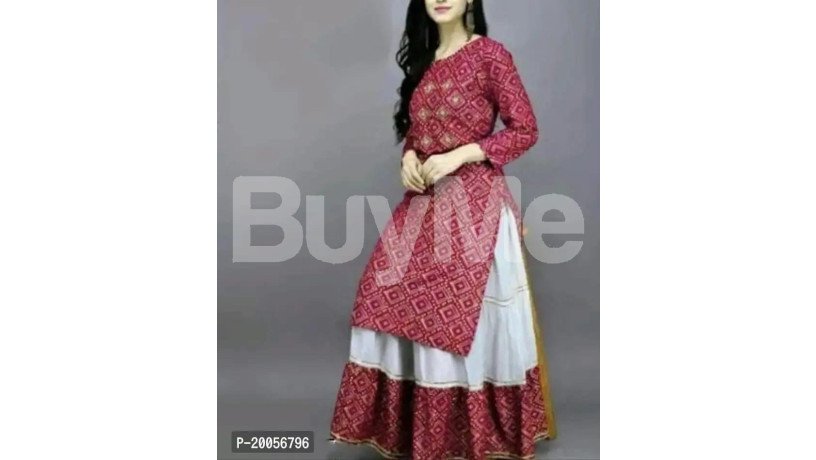 cotton-kurthi-with-cotton-skirt-big-0