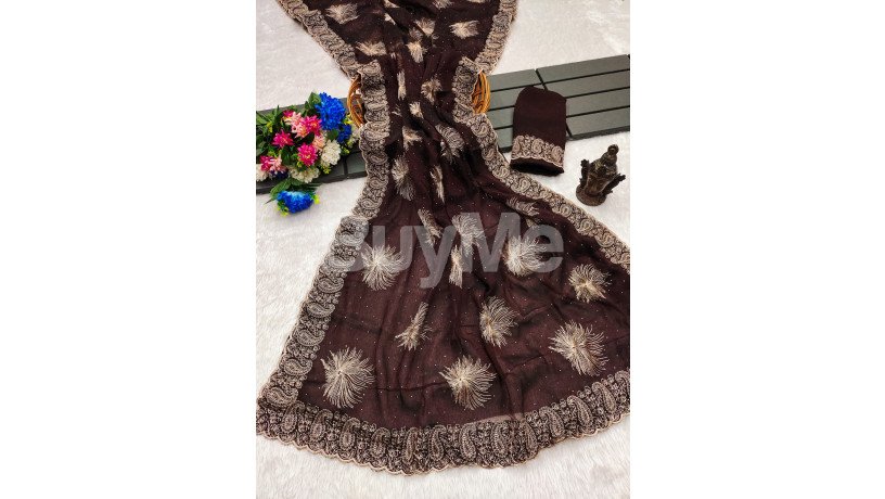 new-launch-designed-saree-dark-brown-big-0