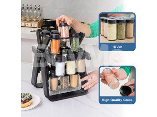 18 PIECES SPICE RACK - ROTATING