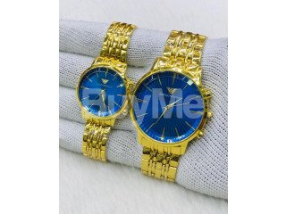 GOLD & SILVER COUPLE WATCHES