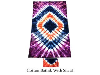 COTTON BATHIK WITH SHAWL - 3