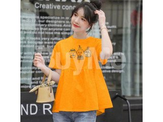 SINGLE JERSEY COTTON FABRIC 180-190 GSM T- SHIRT - YELLOW