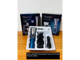 GEEMY GM-6637 HAIR & BEARD TRIMMER